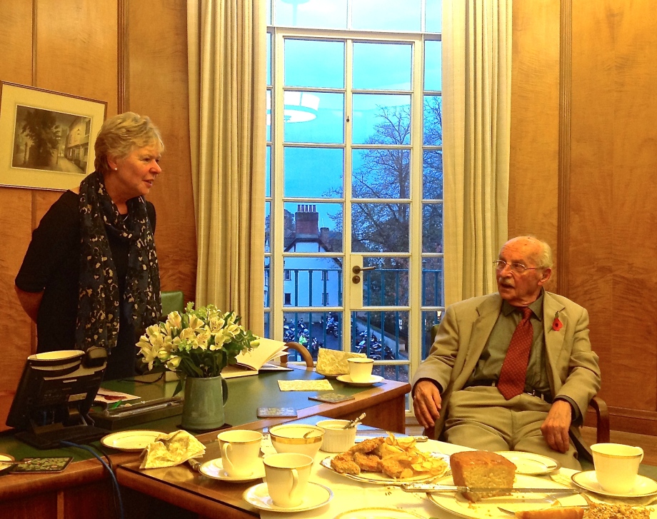 Joe and the Lord Mayor in conversation November 2014